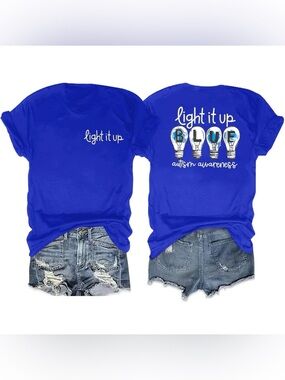 Light It Up Blue T-Shirt